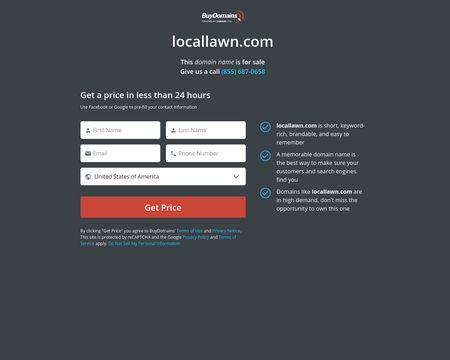 website thubmnail of LocalLawn