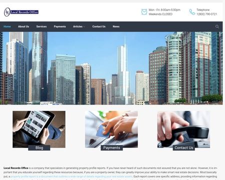 website thubmnail of Local Records Offices