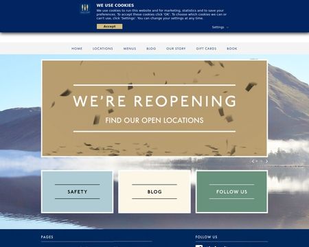 website thubmnail of Loch Fyne Seafood Grill