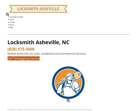 website thubmnail of Locksmithashevillenc.net