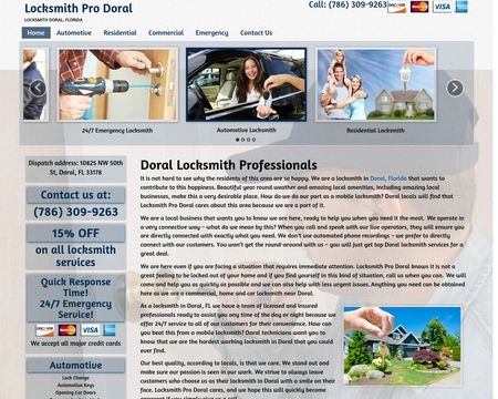 website thubmnail of Locksmithdoral