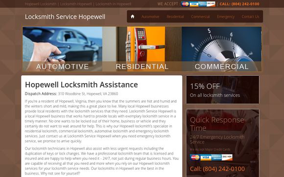 Thumbnail of Locksmithhopewell.net