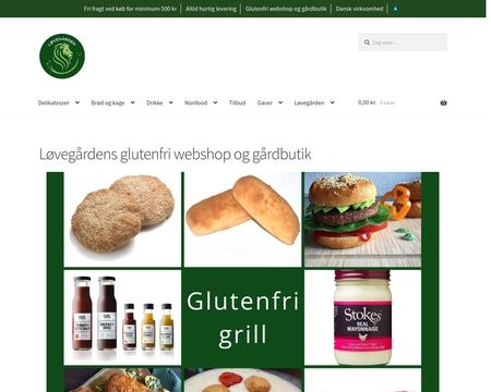 website thubmnail of Loevegaarden.dk