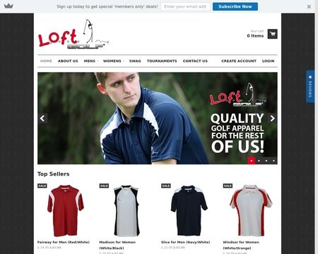 website thubmnail of L.O.F.T. GOLF