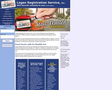 website thubmnail of LoganReg