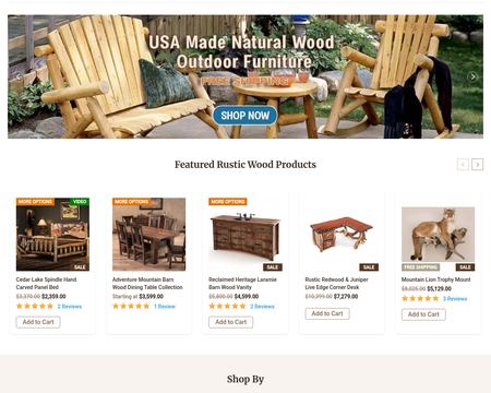 JHEs Log Furniture Place