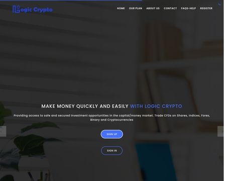 website thubmnail of Logiccryptofx.net