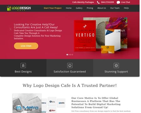 website thubmnail of Logo Design Cafe