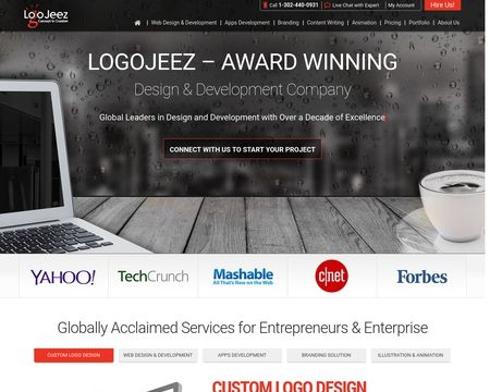 website thubmnail of LogoJeez