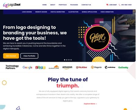 website thubmnail of Logozeal