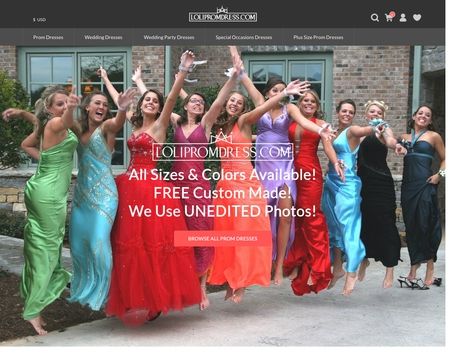 website thubmnail of LoliPromDress