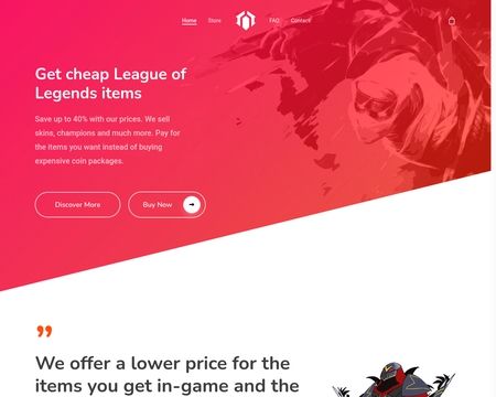 website thubmnail of Lolskinstore