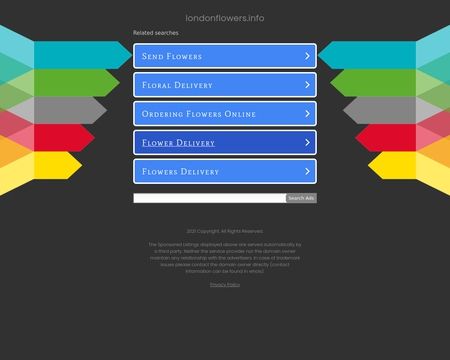 website thubmnail of Londonflowers.info