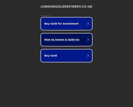 website thubmnail of LondonGoldRefinery.co.uk