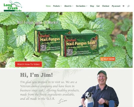 website thubmnail of Long Creek Herbs