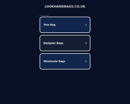 website thubmnail of Lookhandbags.co.uk