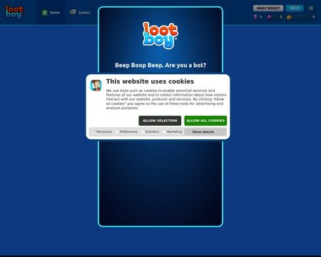 website thubmnail of LootBoy