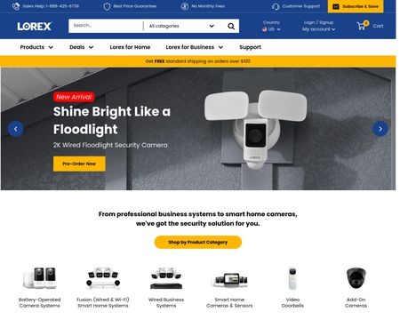 website thubmnail of Lorex