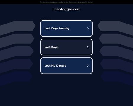 website thubmnail of Lostdoggie
