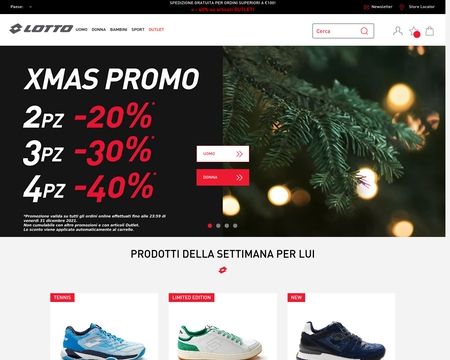 website thubmnail of Lotto.it