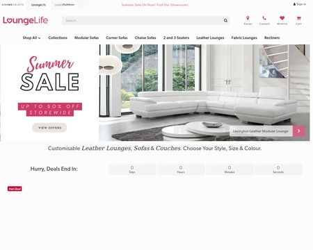 website thubmnail of Loungelife.com.au
