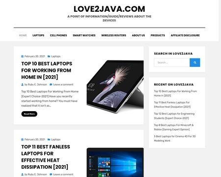 website thubmnail of Love2java