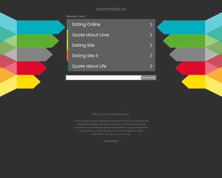 website thubmnail of Loveaholics.co
