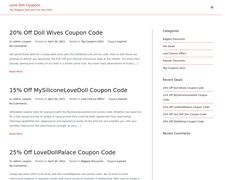 Thumbnail of Lovedollcoupons.com