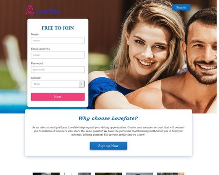 website thubmnail of Lovefate