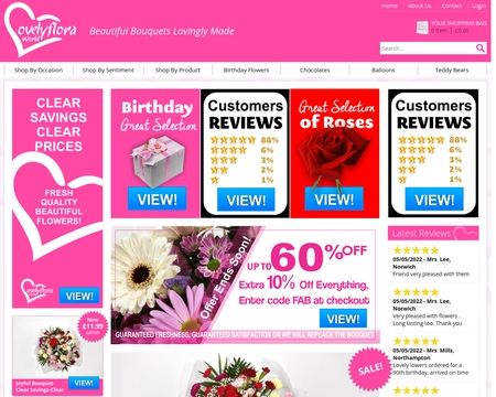 website thubmnail of Lovely Flora World