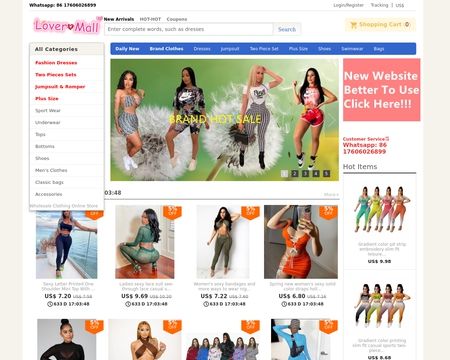website thubmnail of Lover-mall