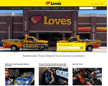 website thubmnail of Love's Travel Stops & Country Stores