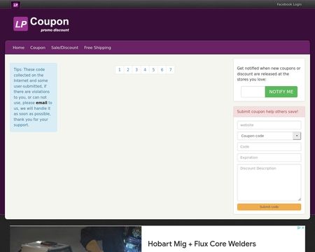 website thubmnail of LP Coupon