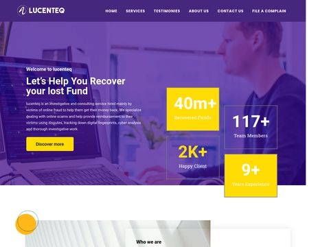 website thubmnail of Lucenteq.net