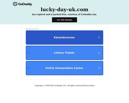 website thubmnail of Lucky Day