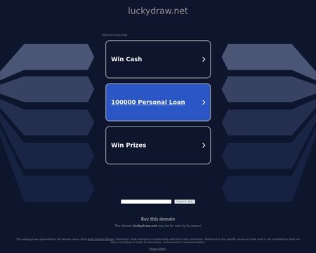 website thubmnail of Luckydraw.net