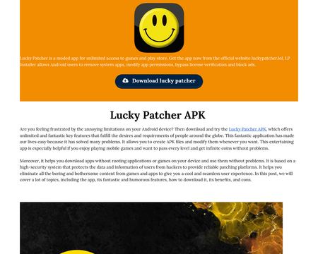 website thubmnail of Luckypatcher.lol
