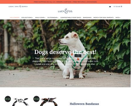 website thubmnail of Lucy & Co.