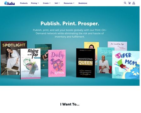 website thubmnail of Lulu Press