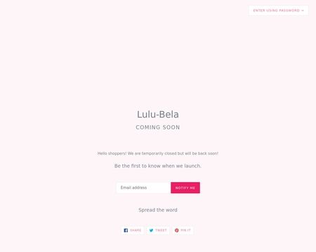 website thubmnail of Lulubela Boutique