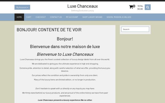 Thumbnail of Luxe Chanceaux