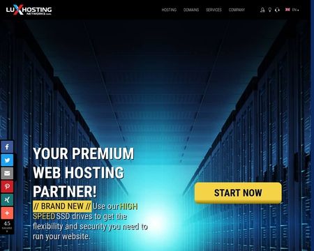 website thubmnail of LuxHosting