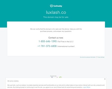 website thubmnail of LuxLash.co
