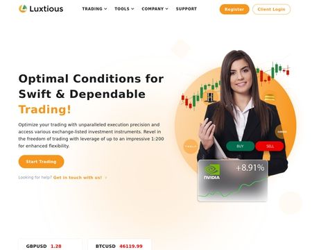 website thubmnail of Luxtious