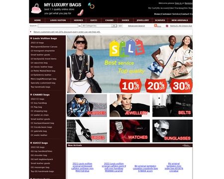 website thubmnail of My Luxury Bags