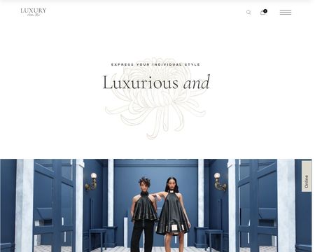 website thubmnail of Luxuryclothesbid
