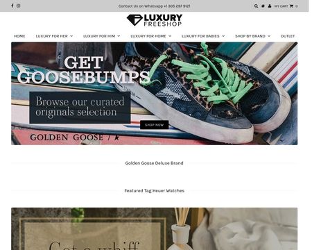 website thubmnail of Luxury Freeshop