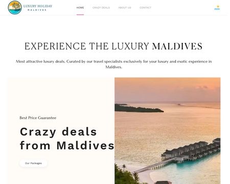 website thubmnail of Luxury Holiday Maldives
