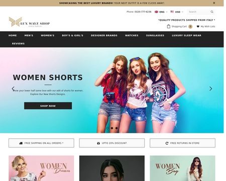 website thubmnail of Luxwayz