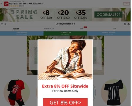 website thubmnail of M.lovelywholesale